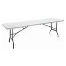 Mesa Rectangular Plegable de Interior 1,80 m – Portátil y Resistente: compra 1 y llévate 2